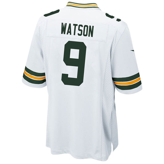 GB.Packers #9 Christian Watson White Game American Football Stitched Jerseys