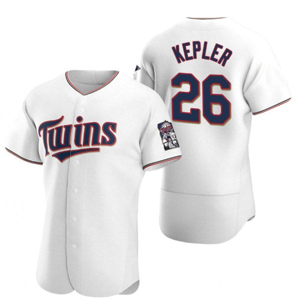 Minnesota Twins #26 Max Kepler White KLUNKIM Flex Base Stitched Jersey
