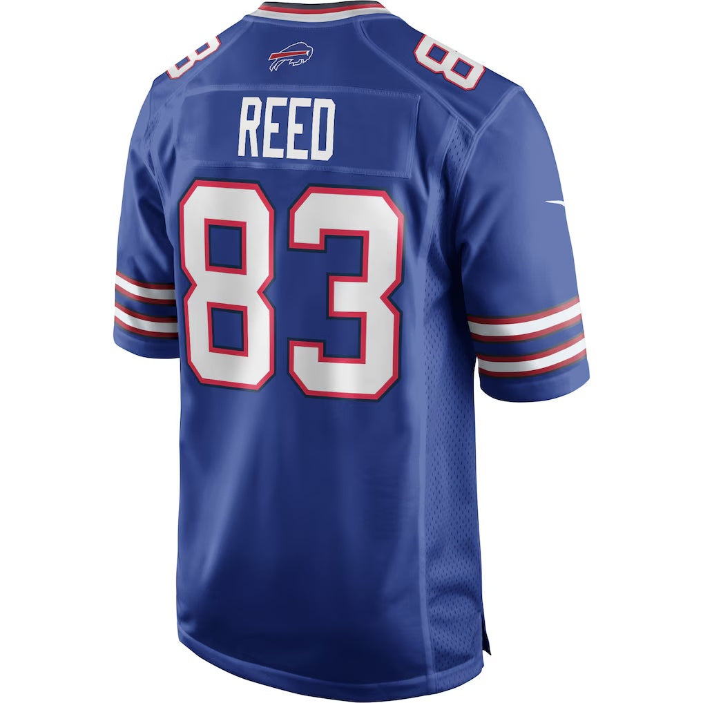 B.Bills #83 Andre Reed Royal KLUNKIM Game Retired Player Jersey