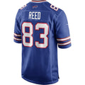 B.Bills #83 Andre Reed Royal KLUNKIM Game Retired Player Jersey