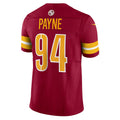 W.Commanders #94 Daron Payne Burgundy KLUNKIM Vapor F.U.S.E. Limited Jersey