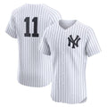 New York Yankees #11 Anthony Volpe White KLUNKIM Home Elite Jersey
