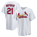 St. Louis Cardinals #21 Lars Nootbaar White KLUNKIM Home Replica Jersey