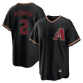 Arizona Diamondbacks #2 Geraldo Perdomo Player Black KLUNKIM Limited Home Stitched Jerseys