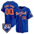 Cutsom New York Mets Active Player Royal KLUNKIM 2024 Spring Training Vapor Premier Limited Stitched Jersey