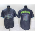 Tampa Bay Rays #18 Shane McClanahan Charcoal KLUNKIM 2024 City Connect Limited Stitched Jersey