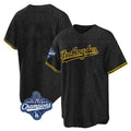 Los Angeles Dodgers Blank Player Black Gold KLUNKIM Limited Home World Series Meet Stitched Jerseys