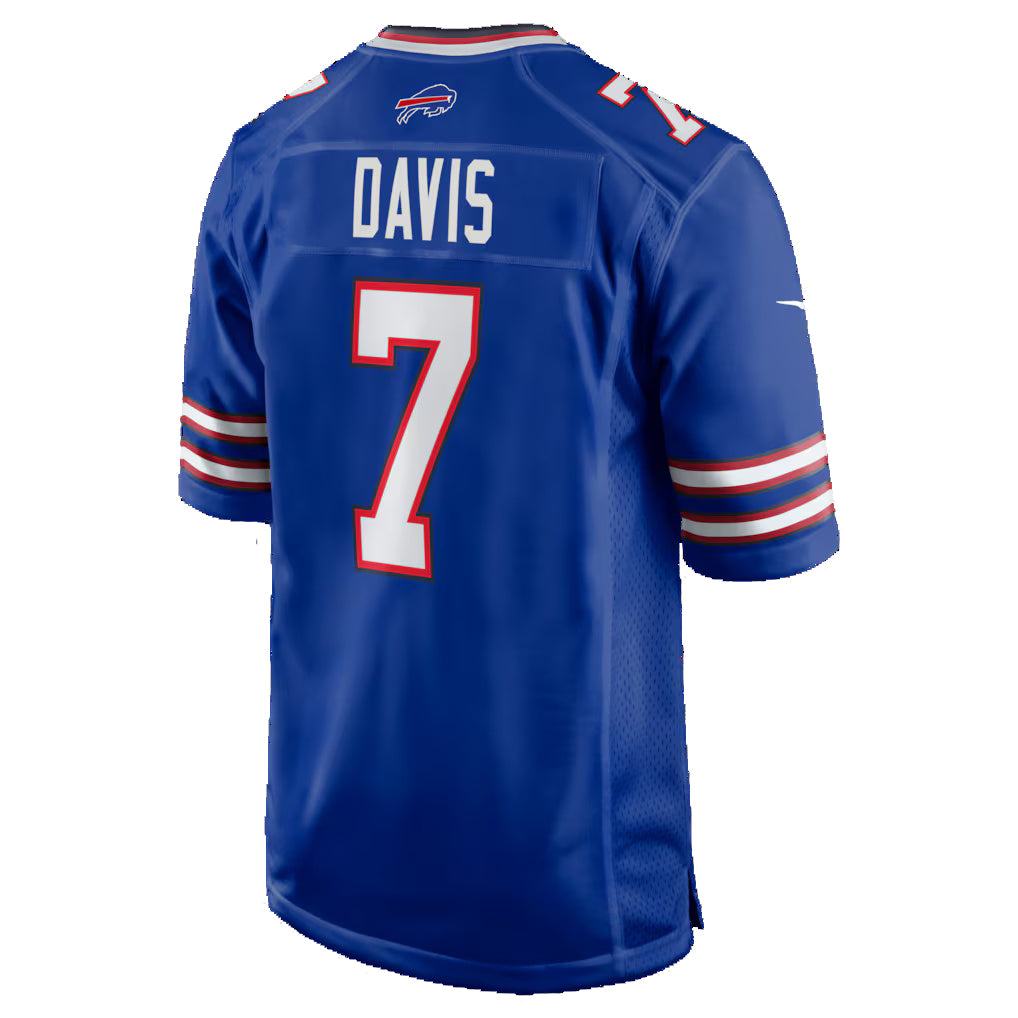 B.Bills #7 Ray Davis Royal KLUNKIM Team Game Jersey