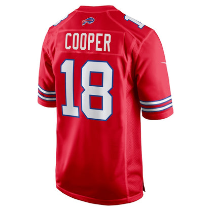 B.Bills #18 Amari Cooper Red Game Player Jersey Football Stitched American Jerseys