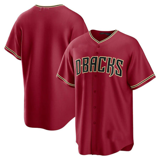 Arizona Diamondbacks Alternate Replica Team Jersey - Red Stitches Baseball Jerseys