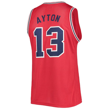 A.Wildcats #13 Deandre Ayton Original Retro Brand Commemorative Classic Basketball Jersey - Red Stitched American College Jerseys