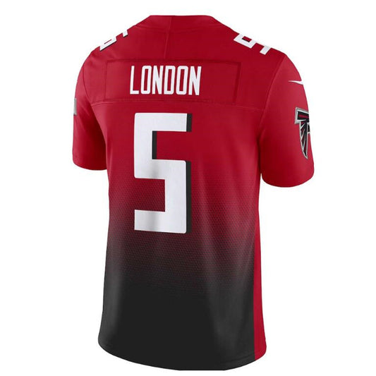 A.Falcons #5 Drake London  Red Vapor F.U.S.E. Limited Jersey Stitched American Football Jerseys