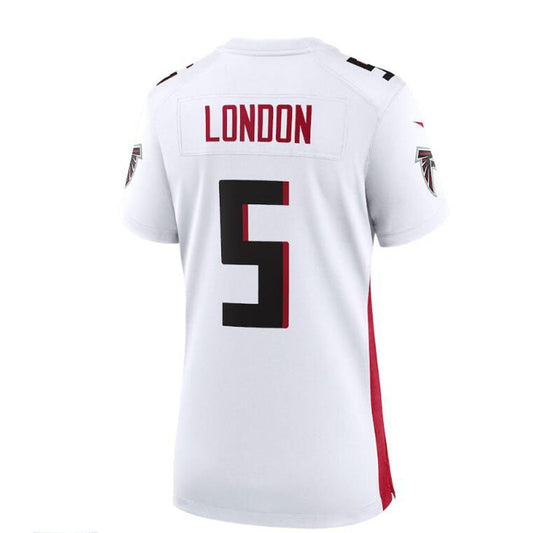A.Falcons #5 Drake London White Away Game Player Jersey Stitched American Football Jerseys