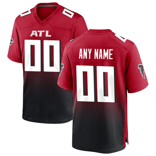 Custom Atlanta Falcons 2024 Red Game American Stitched Football Jersey