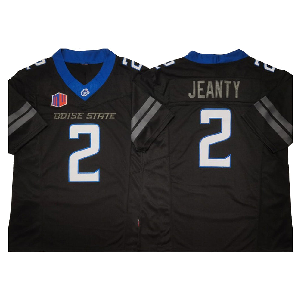 B.State Broncos #2 Ashton Jeanty Black Football Vapor F.U.S.E. Limited Jersey Stitched American College Jerseys