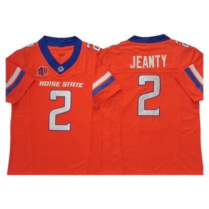 B.State Broncos #2 Ashton Jeanty Red Football Vapor F.U.S.E. Limited Jersey Stitched American College Jerseys