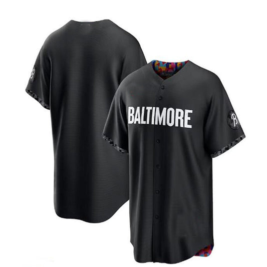 Baltimore Orioles 2023 City Connect Replica Jersey - Black Authentic Jersey Baseball Jerseys