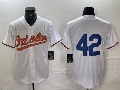 Baltimore Orioles #42 Jackie Robinson White Stitched Cool Base Baseball Jerseys