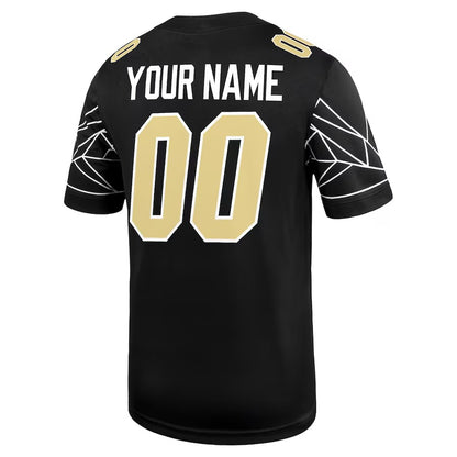 Custom C.Buffalo Black 2024 F.US.E Vapor Limited Stitched Football College Jersey