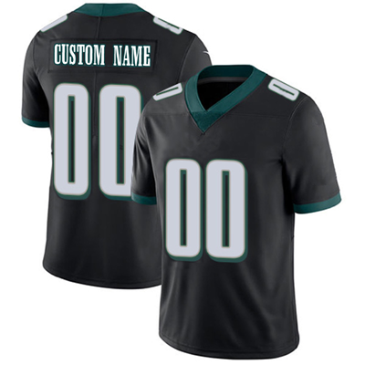 Custom Philadelphia Eagles White Stitched American Football Limited Jersey