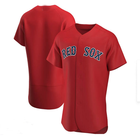 Boston Red Sox Alternate Authentic Team Jersey - Red Baseball Jerseys