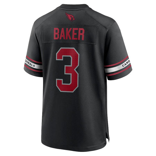 A.Cardinals #3 Budda Baker Black Game Limited Jersey Stitched American Football Jerseys