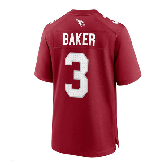 A.Cardinal #3 Budda Baker Game Player Jersey - Cardinal Stitched American Football Jerseys