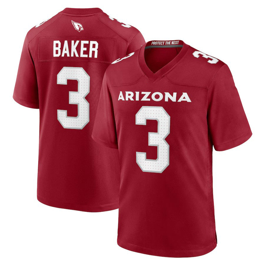 A.Cardinals #3 Budda Baker Cardinal Game Limited Jersey Stitched American Football Jerseys