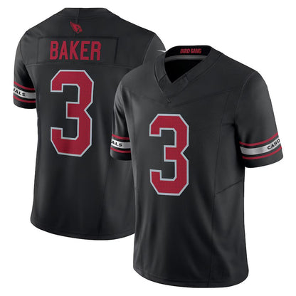 A.Cardinals #3 Budda Baker Black Vapor F.U.S.E. Limited Jersey Stitched American Football Jerseys