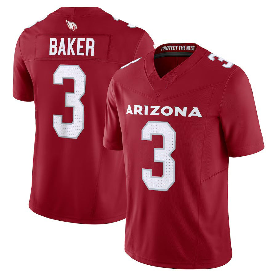 A.Cardinals #3 Budda Baker Cardinal Vapor F.U.S.E. Limited Jersey Stitched American Football Jerseys