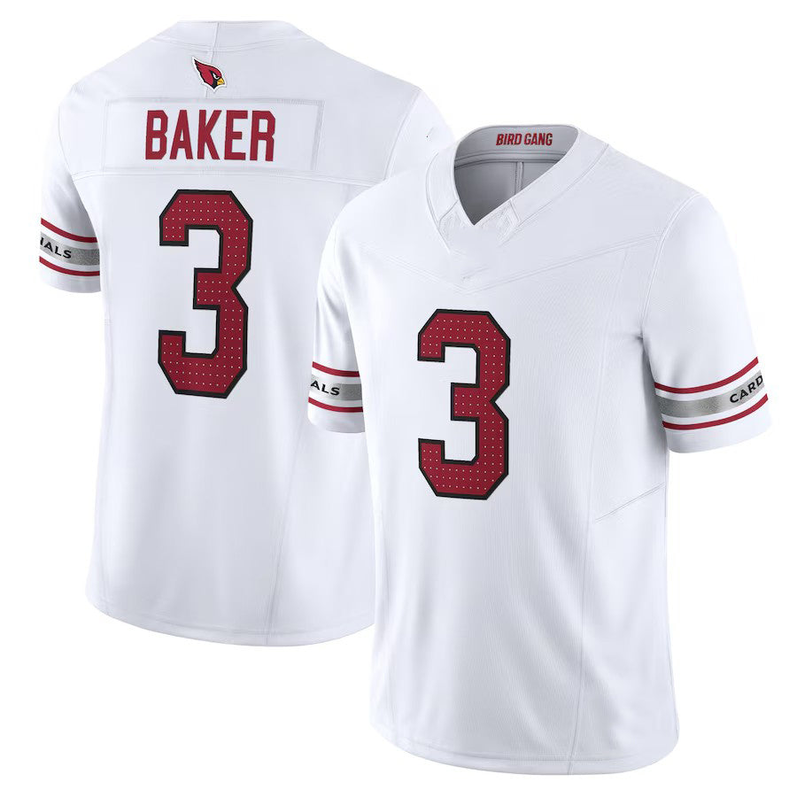 A.Cardinals #3 Budda Baker White Vapor F.U.S.E. Limited Jersey Stitched American Football Jersey