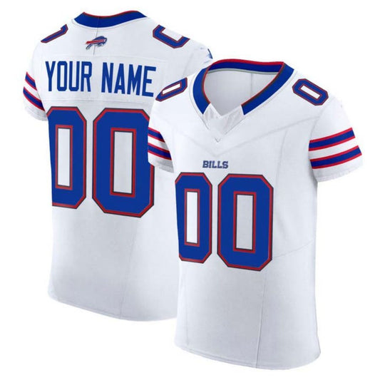 Custom 2024 Buffalo Bills White Vapor F.U.S.E. Ellite Jersey American Football Stitched Jerseys