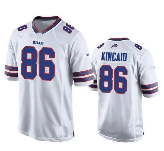 B.Bills #86 Dalton Kincaid Royal 2023 Draft Game Jersey American Stitched Football Jerseys