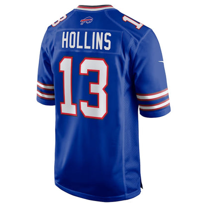 B.Bills #13 Mack Hollins Game Jersey - Royal Football Jerseys