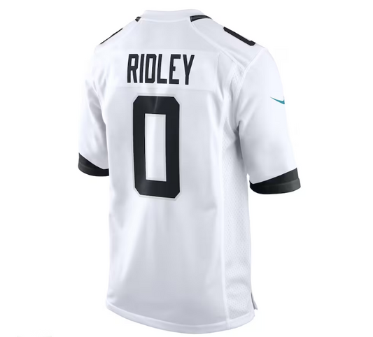 J.Jaguars #0 Calvin Ridley Game Jersey - White Stitched American Football Jerseys