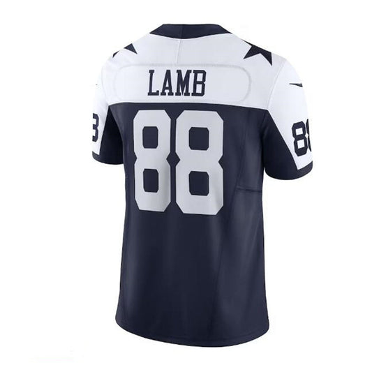 D.Cowboys #88 CeeDee Lamb Vapor F.U.S.E. Limited Jersey - Navy Stitched American Football Jerseys