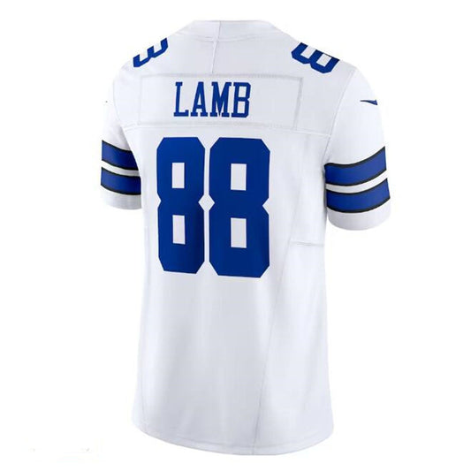 D.Cowboys #88 CeeDee Lamb Vapor F.U.S.E. Limited Jersey - White Stitched American Football Jerseys
