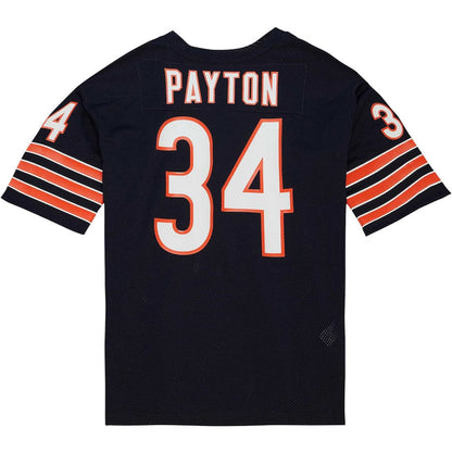 C.Bears #34 Walter Payton 1983 Mitchell & Ness Authentic Throwback Retired Player Jersey - Navy Stitched American Football Jerseys