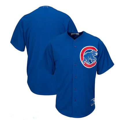 Chicago Cubs Big & Tall Replica Team Jersey - Royal Royal Baseball Jerseys