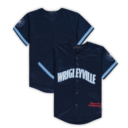 Chicago Cubs Preschool City Connect Replica Team Jersey - Navy Baseball Jerseys