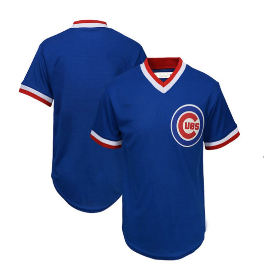 Chicago Cubs Road Cooperstown Collection Team Jersey - Royal Baseball Jerseys