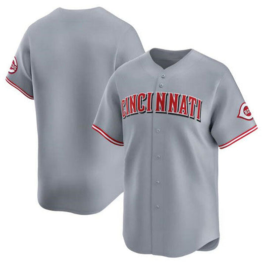 Cincinnati Reds Blank Gray Away Limited Baseball Stitched Jersey