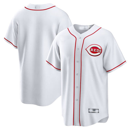 Cincinnati Reds White Home Blank Replica Jersey Baseball Jerseys