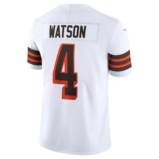 C.Browns #4 Deshaun Watson 2021 Alternate Vapor Limited Jersey - White American Football Jersey