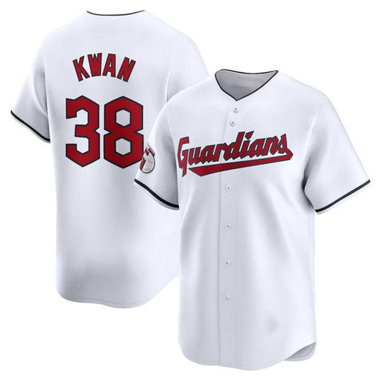 Cleveland Guardians #38 Steven Kwan White Home Limited Baseball Stitched Jersey