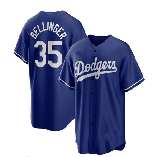 Los Angeles Dodgers #35 Cody Bellinger Alternate Replica Player Name Jersey - Royal Baseball Jerseys