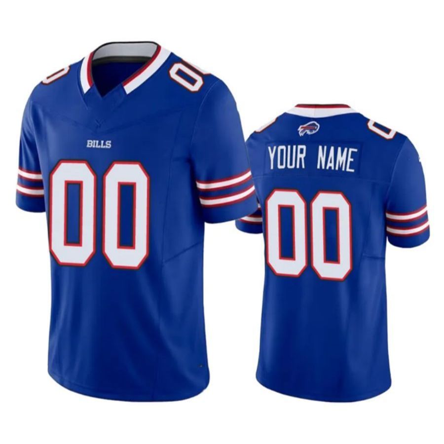 Custom 2024 Buffalo Bills Royal Vapor F.U.S.E. Limited Jersey American Football Stitched Jerseys