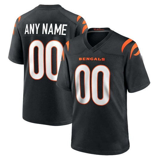 Custom 2024 Cincinnati Bengals Black Game Personalised Football All Stitched Jersey