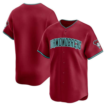 Custom Arizona Diamondbacks Red Alternate Stitched Limited Jerseys