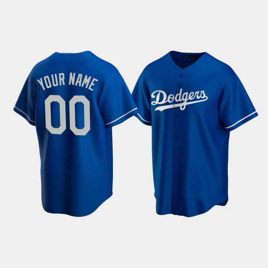Baseball Jerseys Custom Los Angeles Dodgers Royal Stitched Jerseys